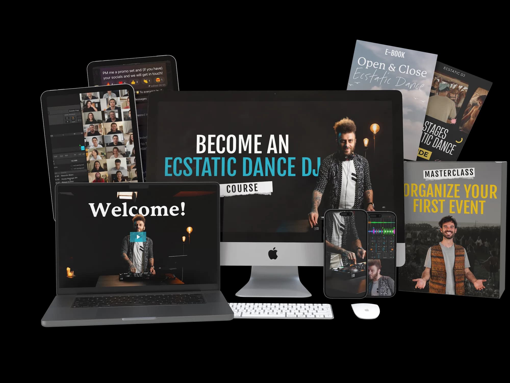 Become an Ecstatic Dance DJ — product mockup